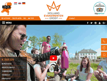 Tablet Screenshot of hollandevenementengroep.nl